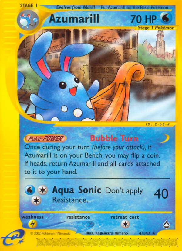 Azumarill (4/147) [Aquapolis] | Enigma On Main