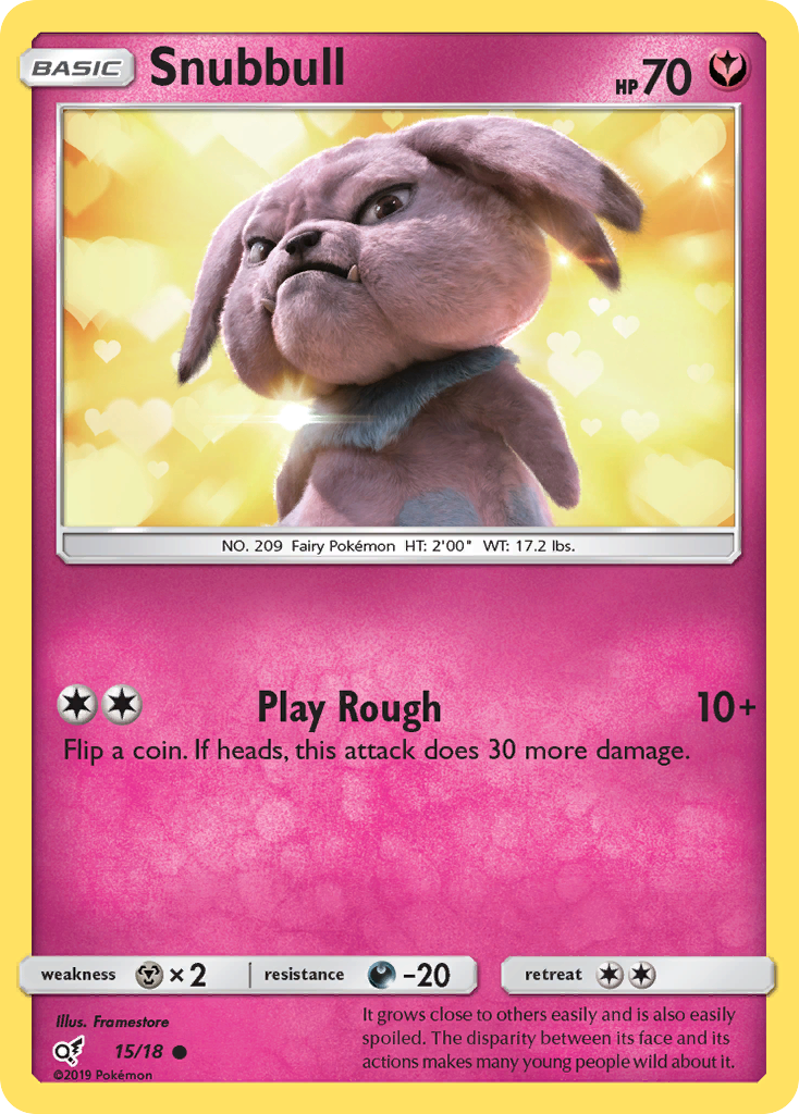 Snubbull (15/18) [Sun & Moon: Detective Pikachu] | Enigma On Main