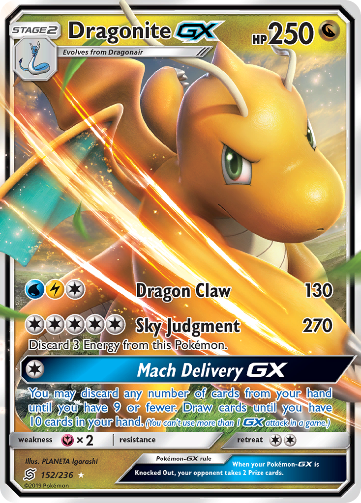 Dragonite GX (152/236) [Sun & Moon: Unified Minds] | Enigma On Main
