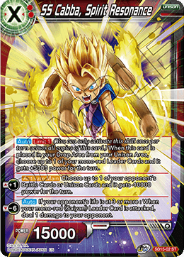 SS Cabba, Spirit Resonance (Starter Deck - Pride of the Saiyans) (SD15-02) [Cross Spirits] | Enigma On Main