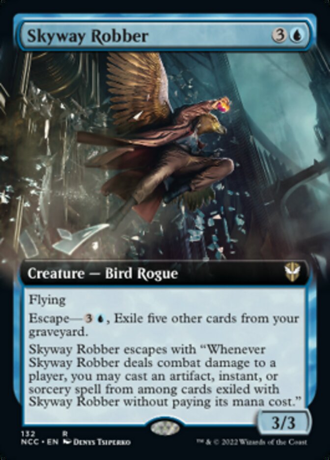 Skyway Robber (Extended Art) [Streets of New Capenna Commander] | Enigma On Main