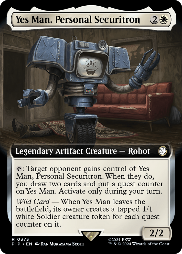 Yes Man, Personal Securitron (Extended Art) [Fallout] | Enigma On Main