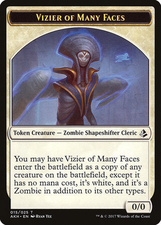 Vizier of Many Faces Token [Amonkhet Tokens] | Enigma On Main