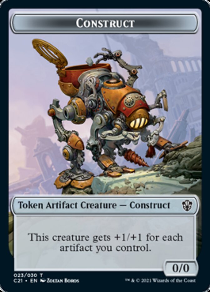 Copy // Construct Token (030) [Commander 2021 Tokens] | Enigma On Main