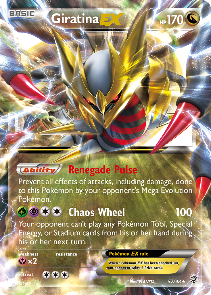 Giratina EX (57/98) [XY: Ancient Origins] | Enigma On Main