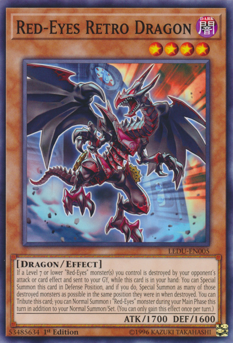 Red-Eyes Retro Dragon [LEDU-EN005] Common | Enigma On Main