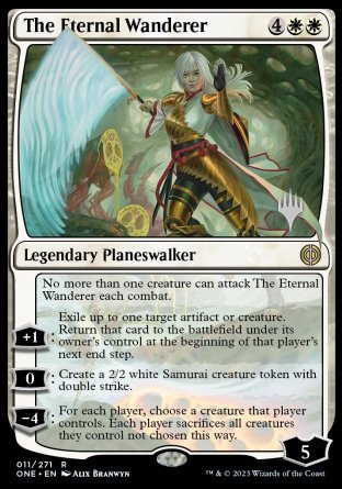 The Eternal Wanderer (Promo Pack) [Phyrexia: All Will Be One Promos] | Enigma On Main