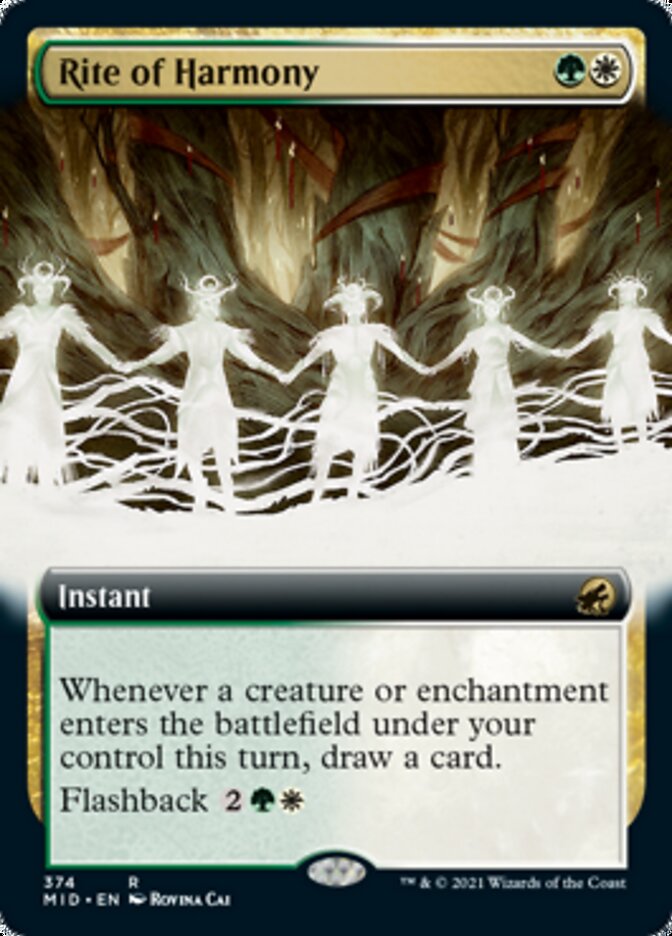 Rite of Harmony (Extended) [Innistrad: Midnight Hunt] | Enigma On Main