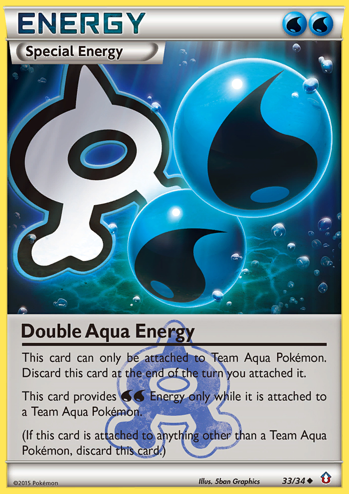 Double Aqua Energy (33/34) [XY: Double Crisis] | Enigma On Main