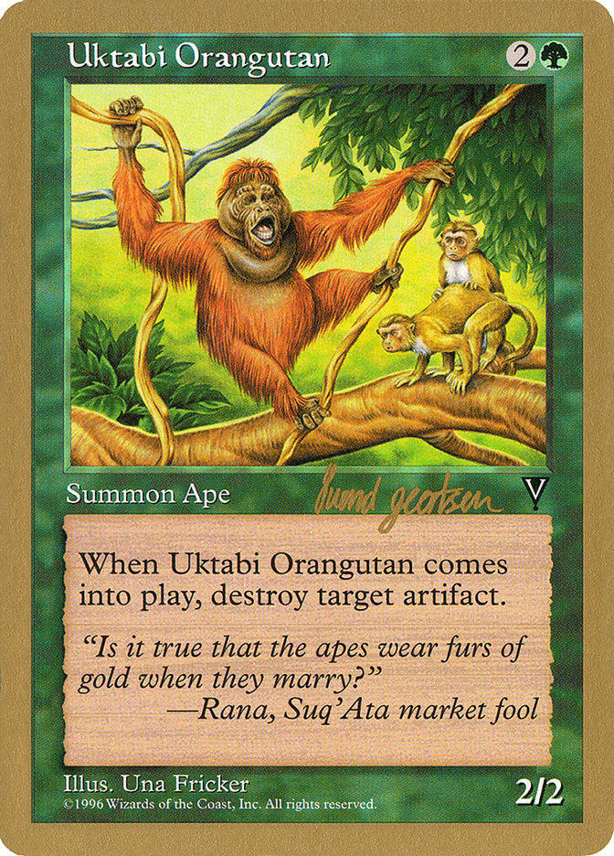 Uktabi Orangutan (Svend Geertsen) (SB) [World Championship Decks 1997] | Enigma On Main