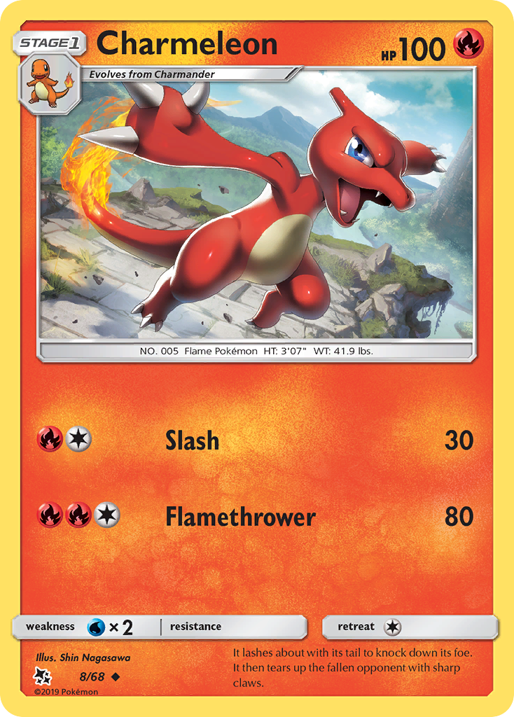 Charmeleon (8/68) [Sun & Moon: Hidden Fates] | Enigma On Main