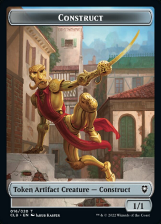 Treasure // Construct Double-sided Token [Commander Legends: Battle for Baldur's Gate Tokens] | Enigma On Main