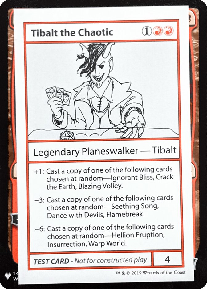 Tibalt the Chaotic [Mystery Booster Playtest Cards] | Enigma On Main