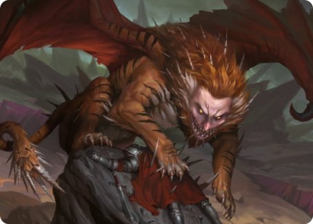 Manticore Art Card [Dungeons & Dragons: Adventures in the Forgotten Realms Art Series] | Enigma On Main