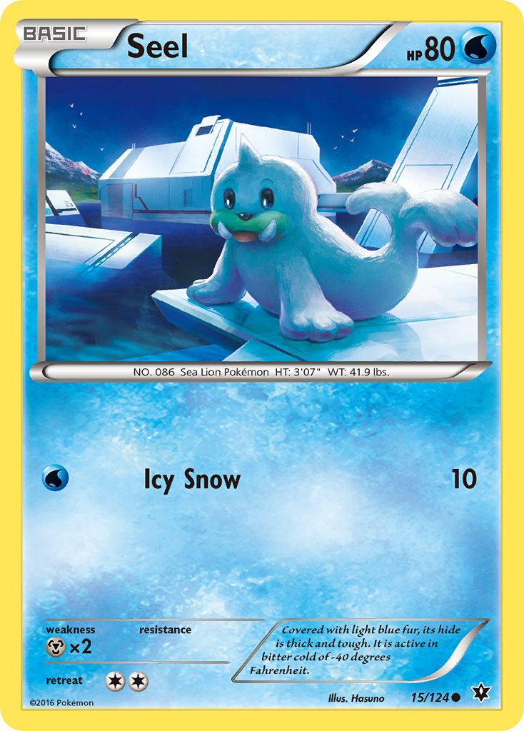 Seel (15/124) [XY: Fates Collide] | Enigma On Main