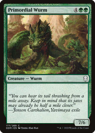 Primordial Wurm [Dominaria] | Enigma On Main