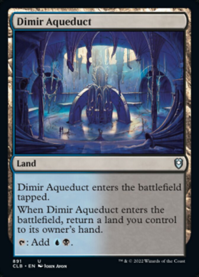 Dimir Aqueduct [Commander Legends: Battle for Baldur's Gate] | Enigma On Main