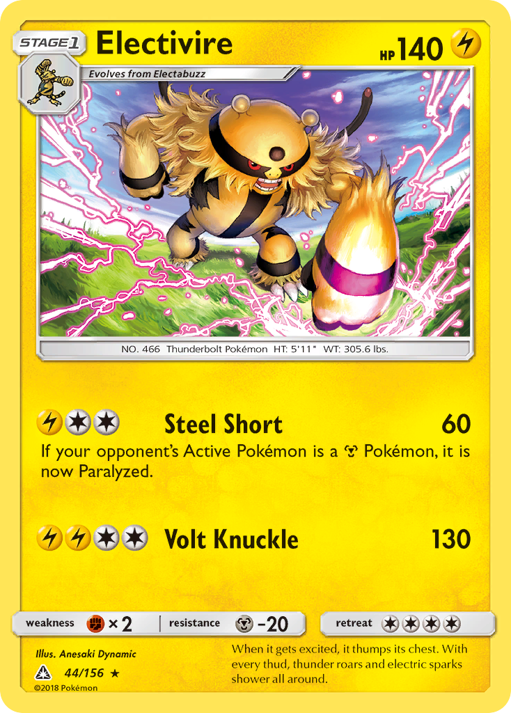 Electivire (44/156) [Sun & Moon: Ultra Prism] | Enigma On Main