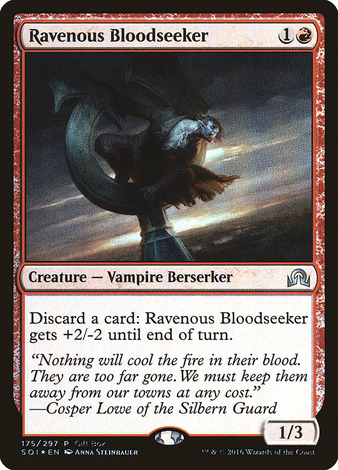 Ravenous Bloodseeker (Gift Box) [Shadows over Innistrad Promos] | Enigma On Main