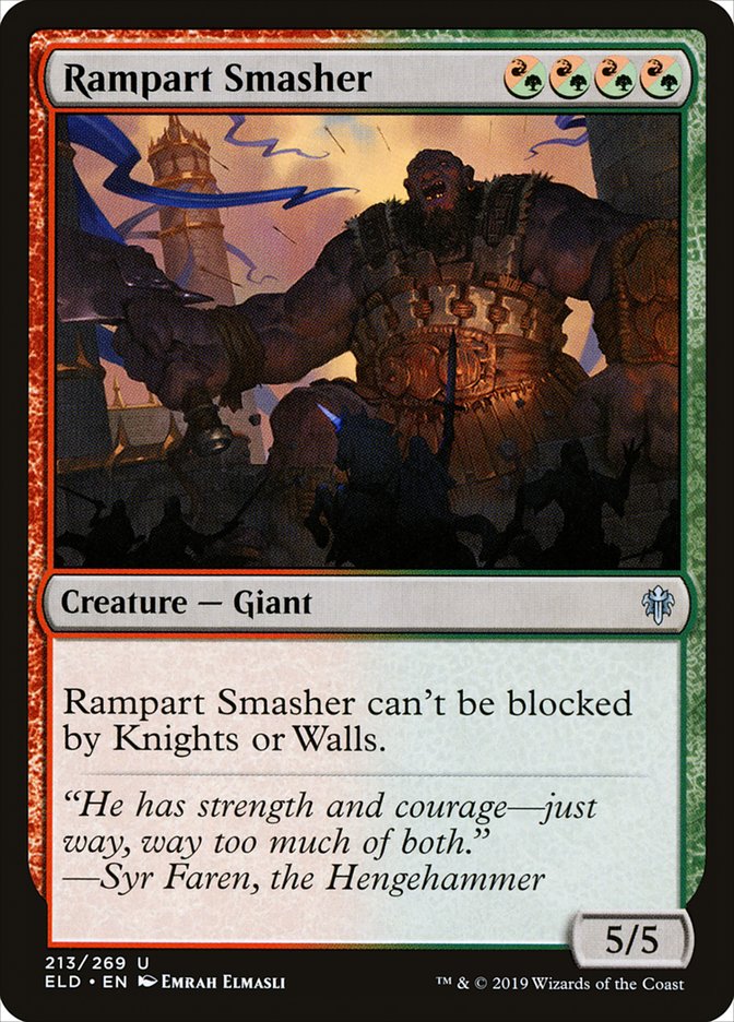 Rampart Smasher [Throne of Eldraine] | Enigma On Main