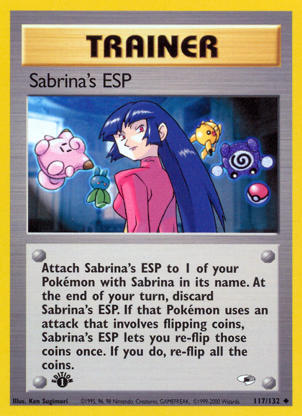 Sabrina's ESP (117/132) [Gym Heroes 1st Edition] | Enigma On Main