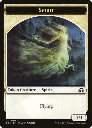 Spirit Token [Shadows over Innistrad Tokens] | Enigma On Main