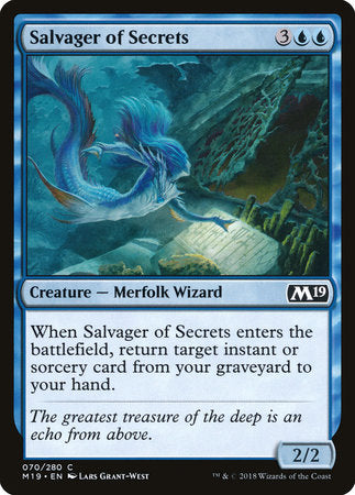 Salvager of Secrets [Core Set 2019] | Enigma On Main