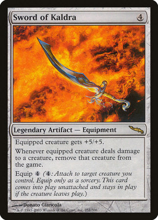 Sword of Kaldra [Mirrodin] | Enigma On Main