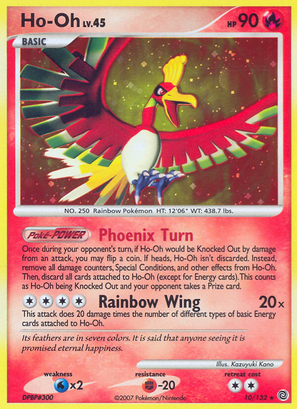 Ho-Oh (10/132) [Diamond & Pearl: Secret Wonders] | Enigma On Main