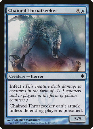 Chained Throatseeker [New Phyrexia] | Enigma On Main