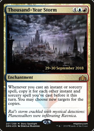 Thousand-Year Storm [Guilds of Ravnica Promos] | Enigma On Main