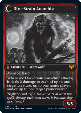 Volatile Arsonist // Dire-Strain Anarchist [Innistrad: Double Feature] | Enigma On Main