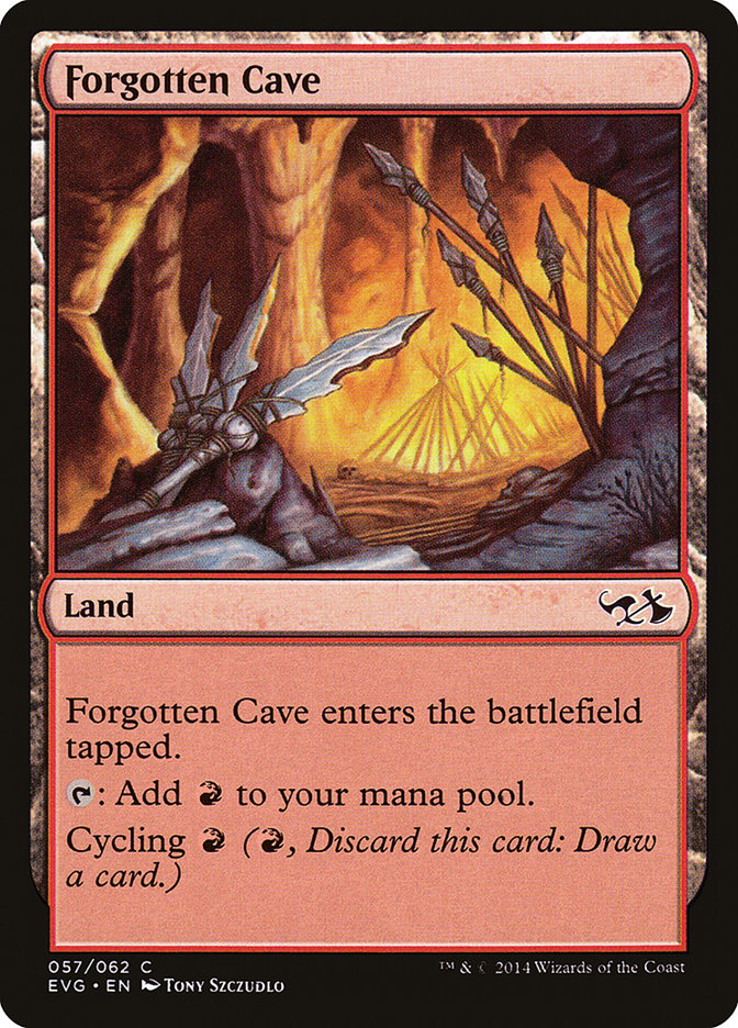 Forgotten Cave (Elves vs. Goblins) [Duel Decks Anthology] | Enigma On Main