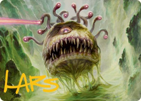 Beholder Art Card (Gold-Stamped Signature) [Dungeons & Dragons: Adventures in the Forgotten Realms Art Series] | Enigma On Main