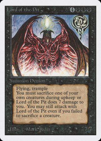 Lord of the Pit [Unlimited Edition] | Enigma On Main