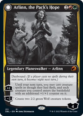 Arlinn, the Pack's Hope // Arlinn, the Moon's Fury [Innistrad: Double Feature] | Enigma On Main