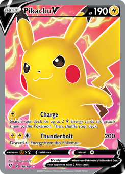 Pikachu V (170/185) [Sword & Shield: Vivid Voltage] | Enigma On Main