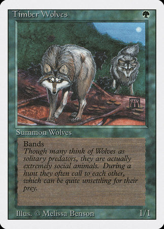 Timber Wolves [Revised Edition] | Enigma On Main