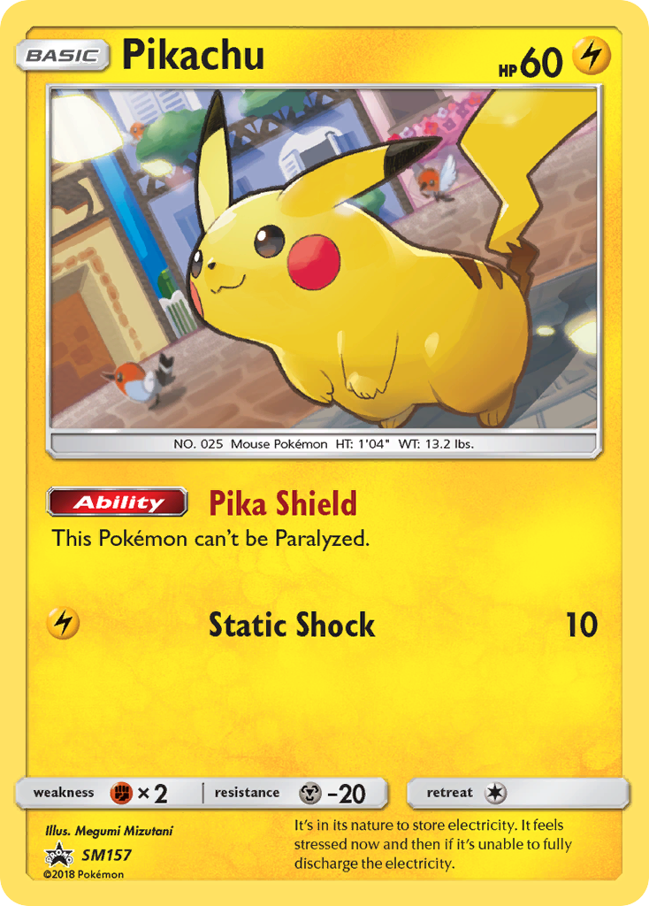 Pikachu (SM157) [Sun & Moon: Black Star Promos] | Enigma On Main