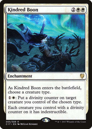 Kindred Boon [Commander 2017] | Enigma On Main