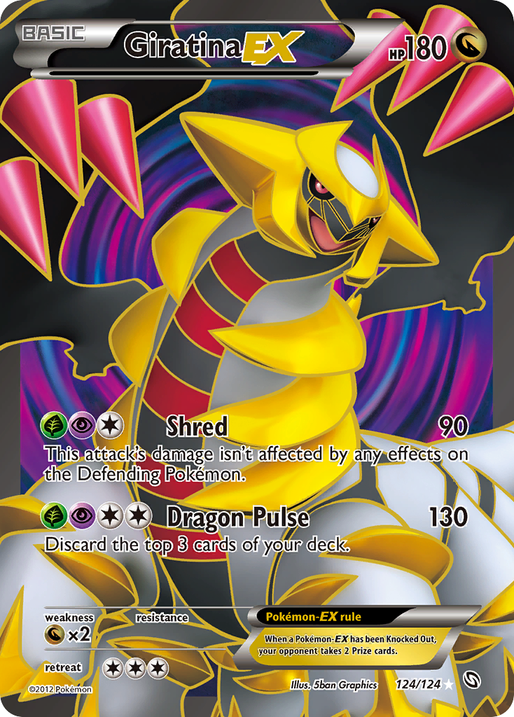 Giratina EX (124/124) [Black & White: Dragons Exalted] | Enigma On Main