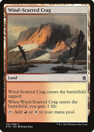 Wind-Scarred Crag [Khans of Tarkir] | Enigma On Main