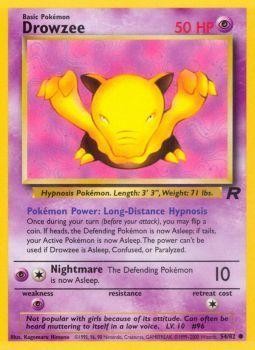 Drowzee (54/82) [Team Rocket Unlimited] | Enigma On Main