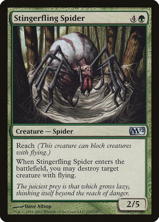 Stingerfling Spider [Magic 2012] | Enigma On Main