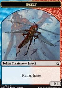 Insect // Warrior Double-sided Token [Hour of Devastation Tokens] | Enigma On Main