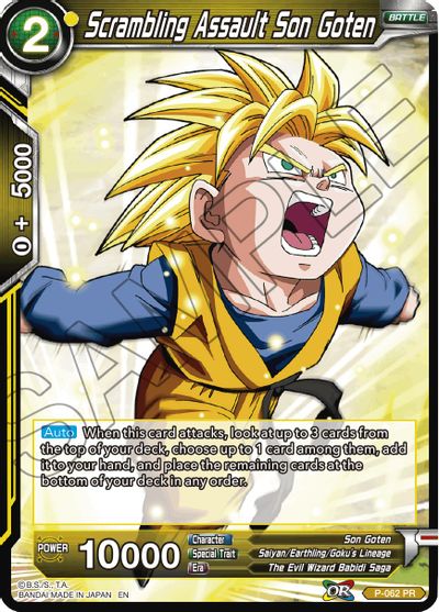 Scrambling Assault Son Goten (Reprint) (P-062) [Battle Evolution Booster] | Enigma On Main