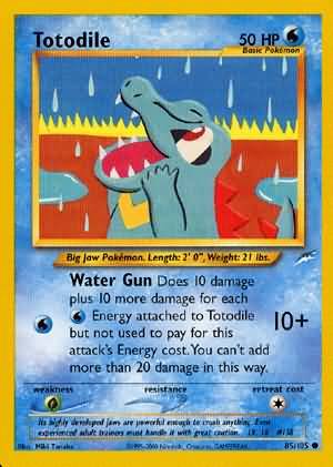 Totodile (85/105) [Neo Destiny Unlimited] | Enigma On Main