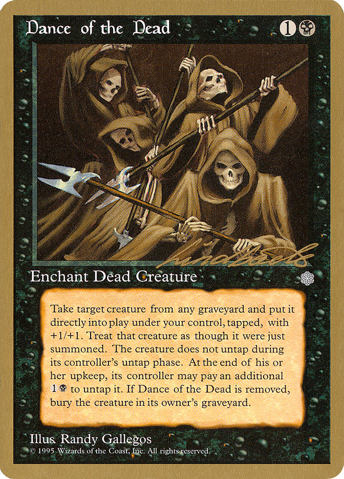 Dance of the Dead (Leon Lindback) [Pro Tour Collector Set] | Enigma On Main