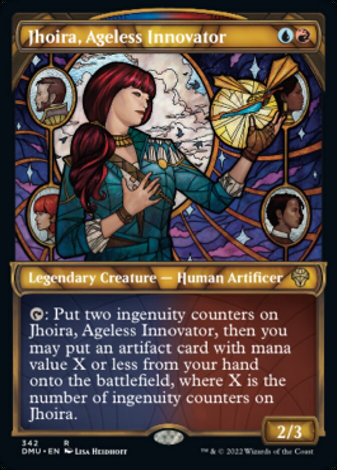 Jhoira, Ageless Innovator (Showcase Textured) [Dominaria United] | Enigma On Main