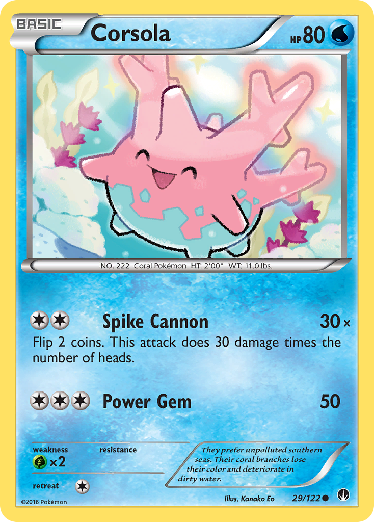 Corsola (29/122) [XY: BREAKpoint] | Enigma On Main